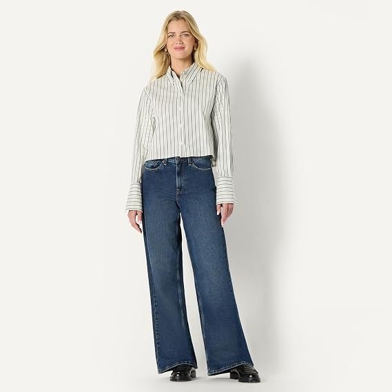 Striped Button-Up Shirt image 5